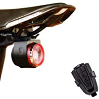 XIAOKOA Luces Traseras para Bicicletas-Alarma Inteligente de luz Trasera-Luces Traseras de Carga USB-Luz de Cola…